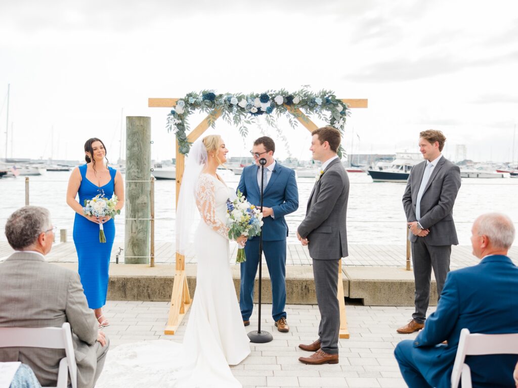 The Bohlin Newport waterfront ceremony