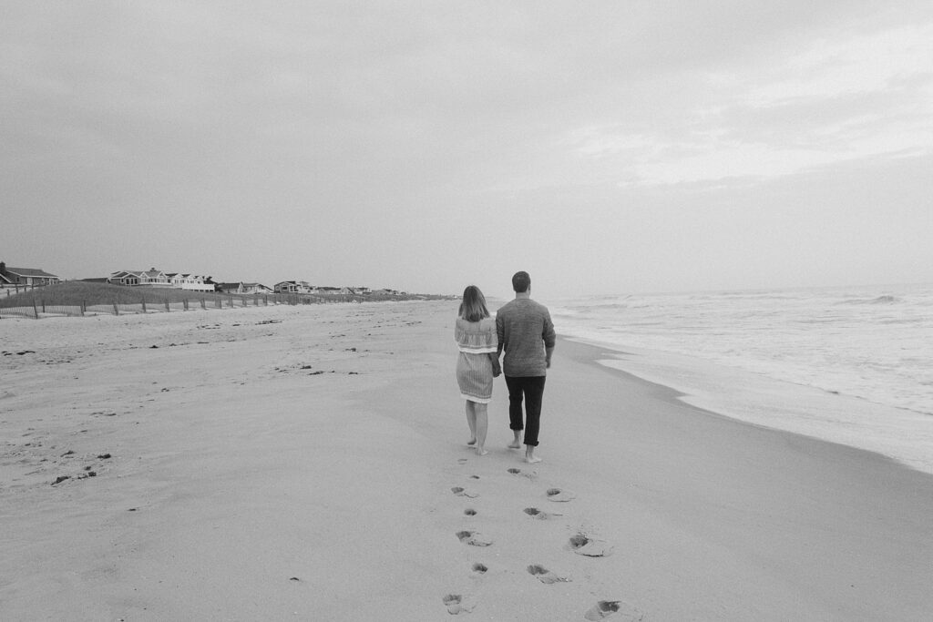 romantic couple on beach